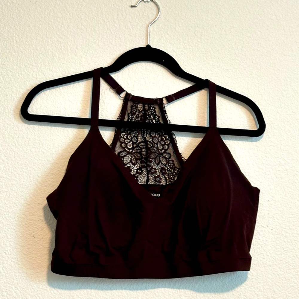 Maurice’s brown racer back bra